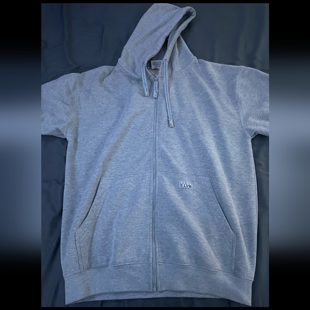 Pro Club Hoodie Zipper Jacket. Size XL gray color